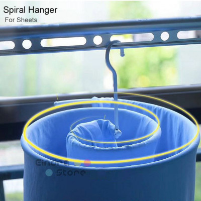 Spiral Hanger For Sheets