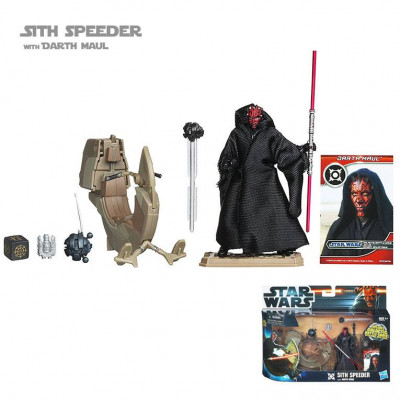 Sith Speeder with Darth Maul