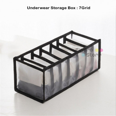 Underwear Storage Box : 7 Grid